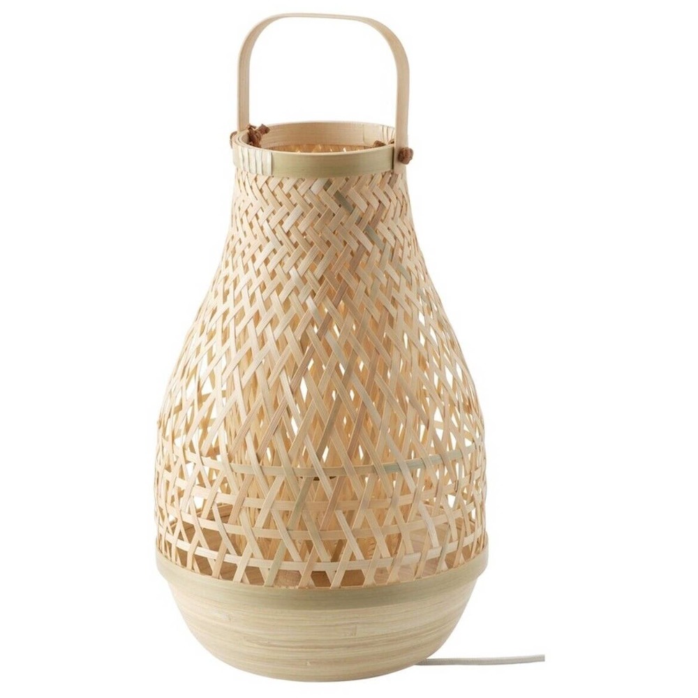 IKEA MISTERHULT‎ Table Lamp, Bamboo/Handmade, 14" (904.376.34) NEW